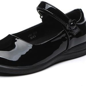 Girl's Strap School Uniform Dress Shoe Mary Jane Flats (Toddler/Little Kid)